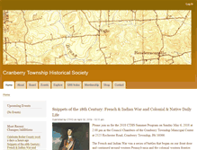 Tablet Screenshot of explorecranberry.org